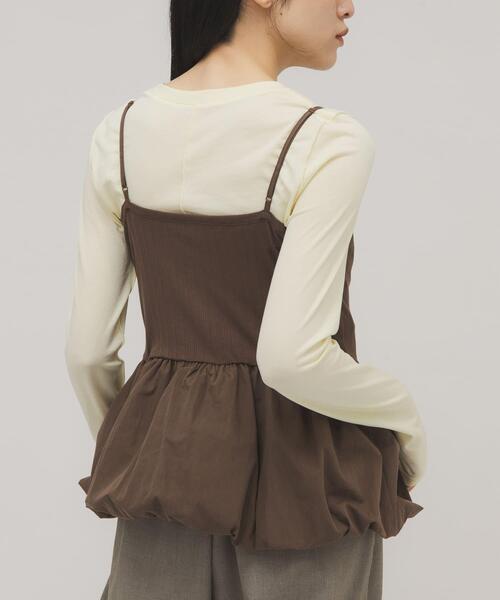 KBF(ケイビーエフ)の「バルーンビスチェSETトップス(Tシャツ/カットソー・レディース・イエロー系その他/グレー系その他/ホワイト系その他・ONE)」の14枚目の写真