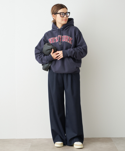 Deuxieme Classe(ドゥーズィエムクラス)の「BTN 21 Hoodie スウェット(パーカー・レディース・ネイビー・FREE)」の16枚目の写真