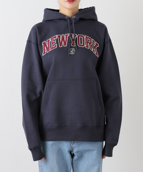 Deuxieme Classe(ドゥーズィエムクラス)の「BTN 21 Hoodie スウェット(パーカー・レディース・ネイビー・FREE)」の2枚目の写真