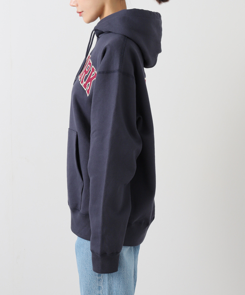 Deuxieme Classe(ドゥーズィエムクラス)の「BTN 21 Hoodie スウェット(パーカー・レディース・ネイビー・FREE)」の3枚目の写真