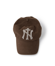ETCE（イーティーシーイー）の「NY CROSS WASHED CAP (BROWN)（キャップ）」