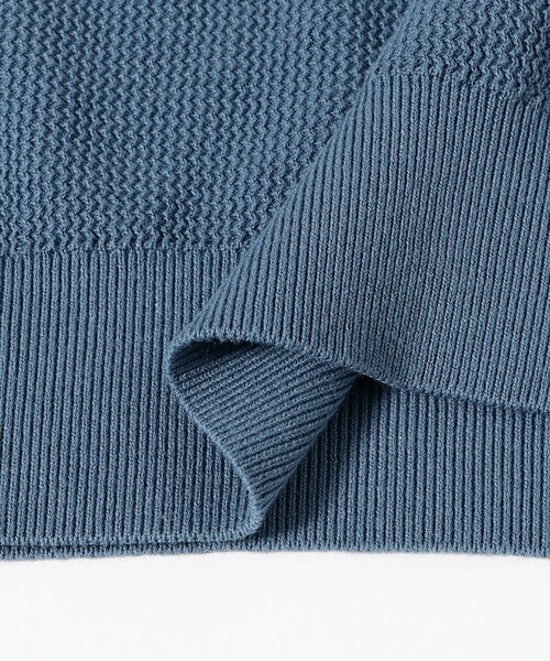 FRED PERRY（フレッドペリー）の「【別注】FRED PERRY / Skipper Knit Polo Shirt（ポロシャツ・メンズ・ブラック/ブルー系その他3・X-LARGE/LARGE/MEDIUM/SMALL）」の5枚目の写真