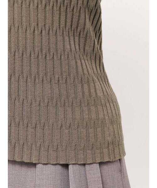 LAGUNAMOON（ラグナムーン）の「デザインリブボウタイニットプルオーバー（ニット/セーター・レディース・ブラック/ブラウン/ブルー・FREE）」の17枚目の写真