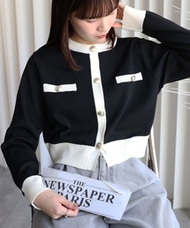 YENNA | 【 2026 SS 新作 】金釦コンパクトカーディガン(カーディガン/ボレロ)