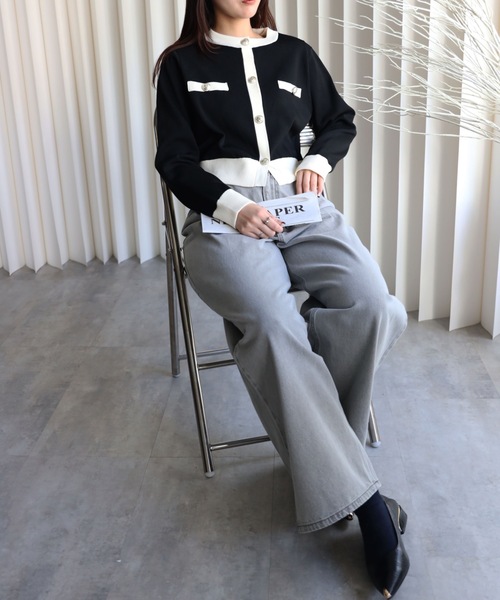model：164cm. 着用サイズ：FREE