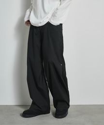 3D Design TR Stripe Wide Pants / 3DデザインTRストライプワイドパンツ