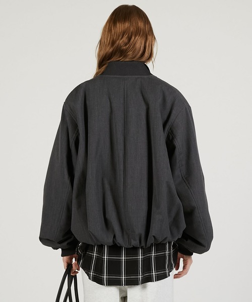 PRANK PROJECT(プランクプロジェクト)の「【2026Spring Pre-Order】スーチングブルゾン / Suiting Blouson(ブルゾン・レディース・ブラック・FREE)」の12枚目の写真