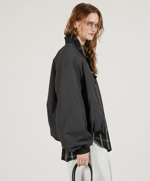 PRANK PROJECT(プランクプロジェクト)の「【2026Spring Pre-Order】スーチングブルゾン / Suiting Blouson(ブルゾン・レディース・ブラック・FREE)」の13枚目の写真