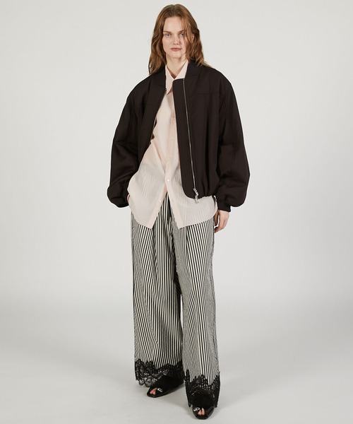 PRANK PROJECT(プランクプロジェクト)の「【2026Spring Pre-Order】スーチングブルゾン / Suiting Blouson(ブルゾン・レディース・ブラック・FREE)」の4枚目の写真