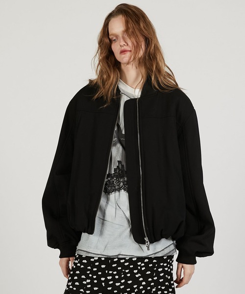 PRANK PROJECT(プランクプロジェクト)の「【2026Spring Pre-Order】スーチングブルゾン / Suiting Blouson(ブルゾン・レディース・ブラック・FREE)」の7枚目の写真