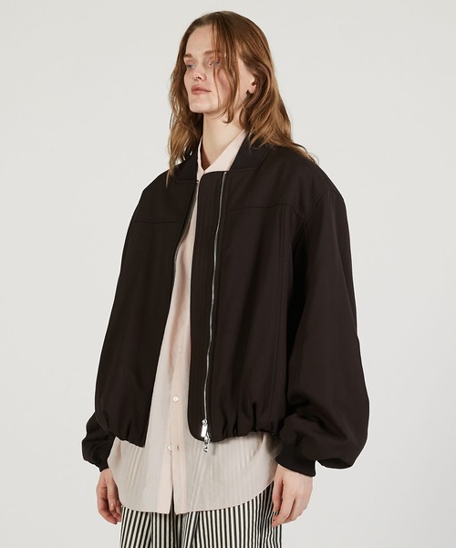 PRANK PROJECT(プランクプロジェクト)の「【2026Spring Pre-Order】スーチングブルゾン / Suiting Blouson(ブルゾン・レディース・ブラック・FREE)」の17枚目の写真