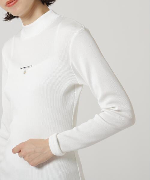 Jack Bunny!!(ジャックバニー)の「【Jack Bunny!!】ブライトプレーティングテレコ長袖モックネックカットソー(Tシャツ/カットソー・レディース・ブルー/ホワイト/ピンク・SMALL/MEDIUM/LARGE)」の19枚目の写真