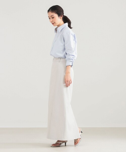 Demi-Luxe BEAMS（デミルクス ビームス）の「AK+1 / コットン オックス シャツ（シャツ/ブラウス・レディース・ピンク/ストライプ・38/36）」の9枚目の写真