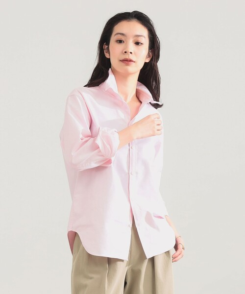 Demi-Luxe BEAMS（デミルクス ビームス）の「AK+1 / コットン オックス シャツ（シャツ/ブラウス・レディース・ピンク/ストライプ・38/36）」の10枚目の写真