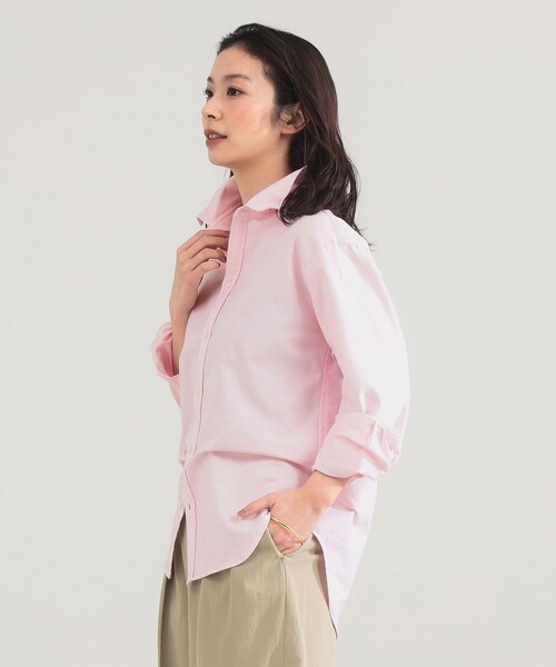 Demi-Luxe BEAMS（デミルクス ビームス）の「AK+1 / コットン オックス シャツ（シャツ/ブラウス・レディース・ピンク/ストライプ・38/36）」の11枚目の写真