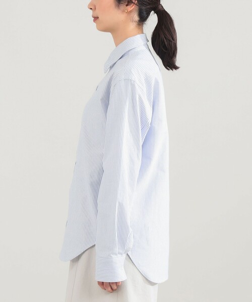 Demi-Luxe BEAMS（デミルクス ビームス）の「AK+1 / コットン オックス シャツ（シャツ/ブラウス・レディース・ピンク/ストライプ・38/36）」の15枚目の写真