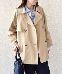 SHIPS Colors（シップス カラーズ）の「SHIPS Colors:キルティング ライナー ショート トレンチ◇（トレンチコート）」