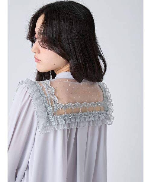 LILY BROWN(リリーブラウン)の「ヴィンテージライクボウタイブラウス(シャツ/ブラウス・レディース・ラベンダー/イエロー/アイボリー・F)」の10枚目の写真