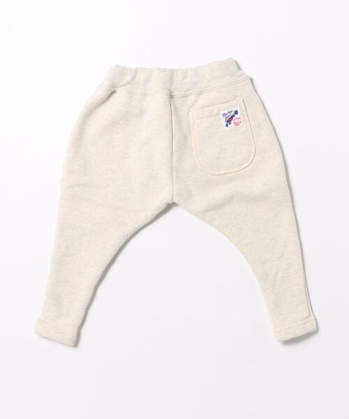 JIPPON（ジポン）の「ファノン裏起毛ストレッチサルエルパンツ/日本製（その他パンツ・キッズ・ホワイト系その他/杢グレー/ブラック・80/90/95/100/110/120）」の12枚目の写真