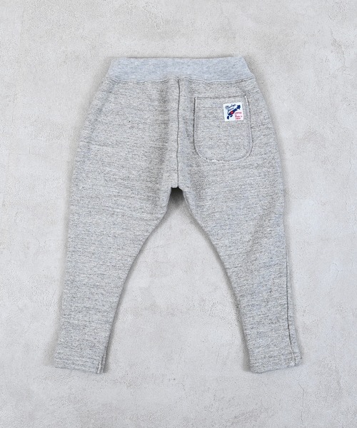 JIPPON（ジポン）の「ファノン裏起毛ストレッチサルエルパンツ/日本製（その他パンツ・キッズ・ホワイト系その他/杢グレー/ブラック・80/90/95/100/110/120）」の3枚目の写真