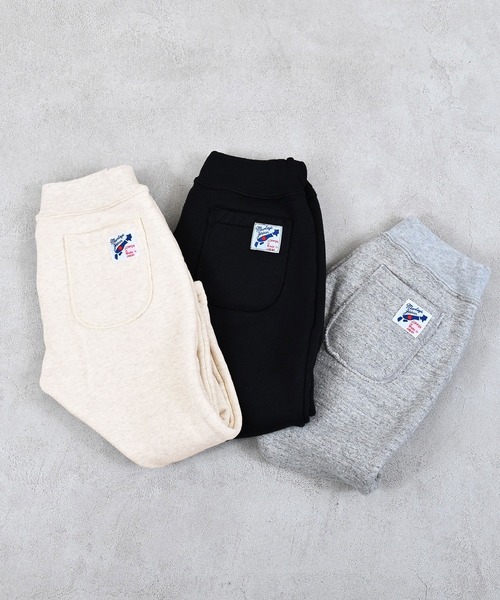 JIPPON（ジポン）の「ファノン裏起毛ストレッチサルエルパンツ/日本製（その他パンツ・キッズ・ホワイト系その他/杢グレー/ブラック・80/90/95/100/110/120）」の4枚目の写真