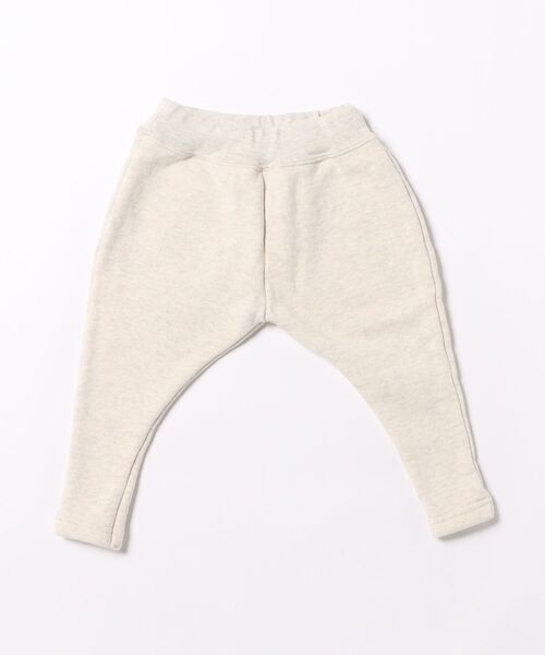 JIPPON（ジポン）の「ファノン裏起毛ストレッチサルエルパンツ/日本製（その他パンツ・キッズ・ホワイト系その他/杢グレー/ブラック・80/90/95/100/110/120）」の13枚目の写真