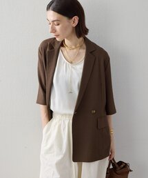 セール】cut off double jacket / カットオフダブルジャケット