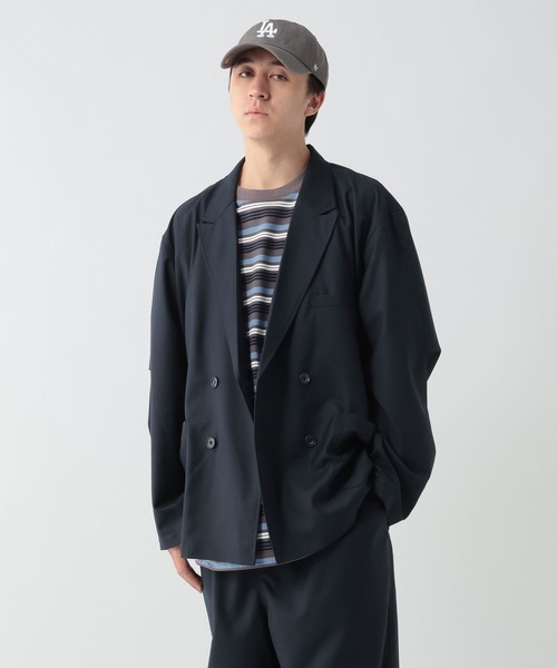 GEORGE'S（ジョージズ）の「マルチポケットテーラージャケット（テーラードジャケット・メンズ・グレー/ダークネイビー・MEDIUM/LARGE）」の17枚目の写真