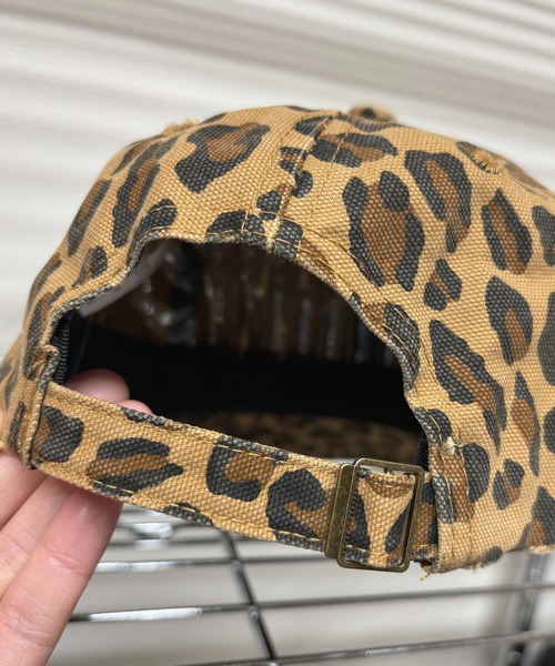 NANEA（ナネア）の「ラインストーンリボン ヒョウ柄キャップ（キャップ・レディース・ブラウン/ベージュ・フリー）」の12枚目の写真