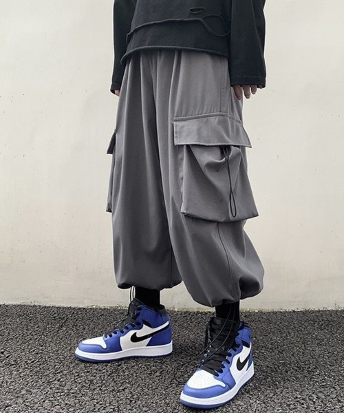 KELVIN(ケルヴァン)の「Cargo Tuck Jogger Pants カーゴ タック ジョガーパンツ(カーゴパンツ・メンズ・ブラック・MEDIUM/LARGE)」の7枚目の写真