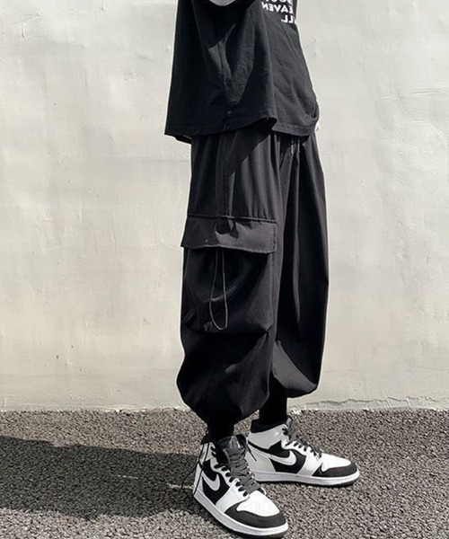 KELVIN(ケルヴァン)の「Cargo Tuck Jogger Pants カーゴ タック ジョガーパンツ(カーゴパンツ・メンズ・ブラック・MEDIUM/LARGE)」の14枚目の写真