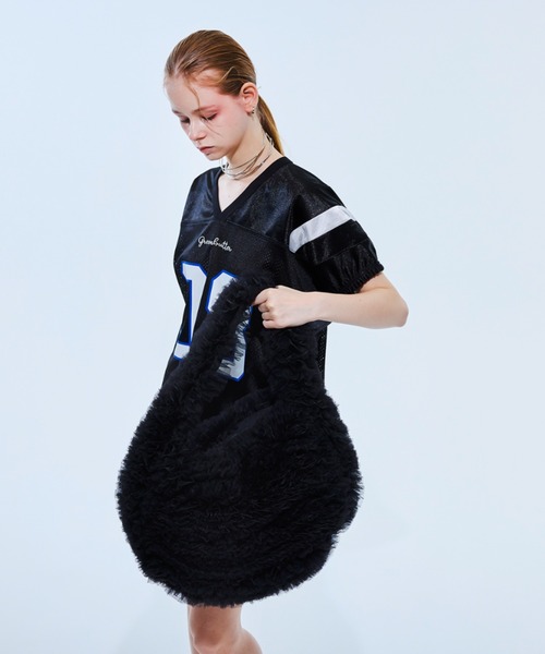 HELOYSE(エロイーズ)の「POODLE STANDARD(ハンドバッグ・レディース・ブラック/レッド・FREE)」の11枚目の写真