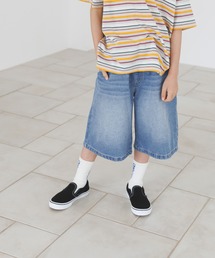 BAYFLOW | [トレンドのストリートコーデに☆]バギーハーフデニムパンツ(KIDS)(デニムパンツ)
