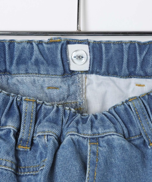 BAYFLOW（ベイフロー）の「[トレンドのストリートコーデに☆]バギーハーフデニムパンツ(KIDS)（デニムパンツ・キッズ・ダークブルー/ライトブルー・150cm/130cm/110cm）」の8枚目の写真