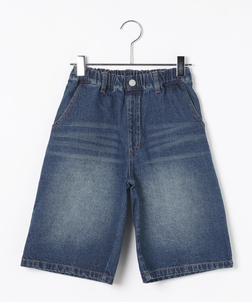 BAYFLOW（ベイフロー）の「[トレンドのストリートコーデに☆]バギーハーフデニムパンツ(KIDS)（デニムパンツ・キッズ・ダークブルー/ライトブルー・150cm/130cm/110cm）」の12枚目の写真