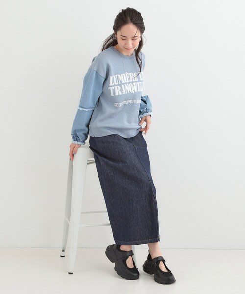 SHOO・LA・RUE（シューラルー）の「メリージェ―ンスニーカー（スニーカー・レディース・ブラック/アイボリー・45/35）」の9枚目の写真