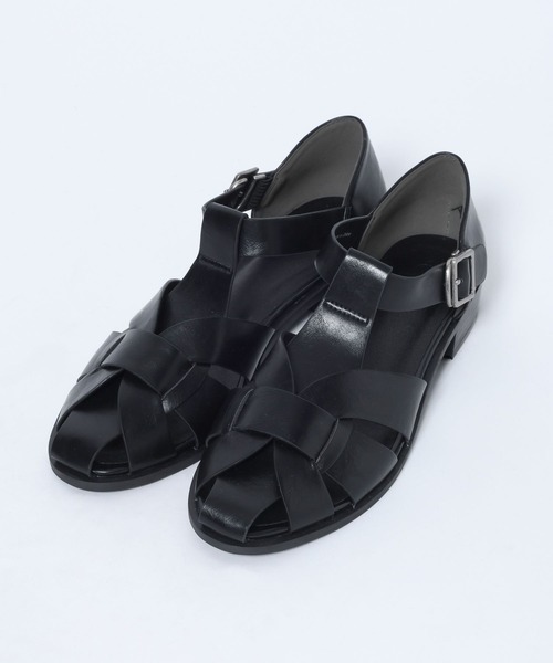 eL(エル)の「【eL】Gurkha Flat Shoes/644074(サンダル・レディース・ブラック/ブラウン・MEDIUM/LARGE)」の11枚目の写真