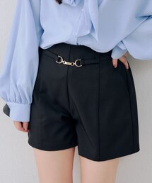 ビット付ショートパンツ