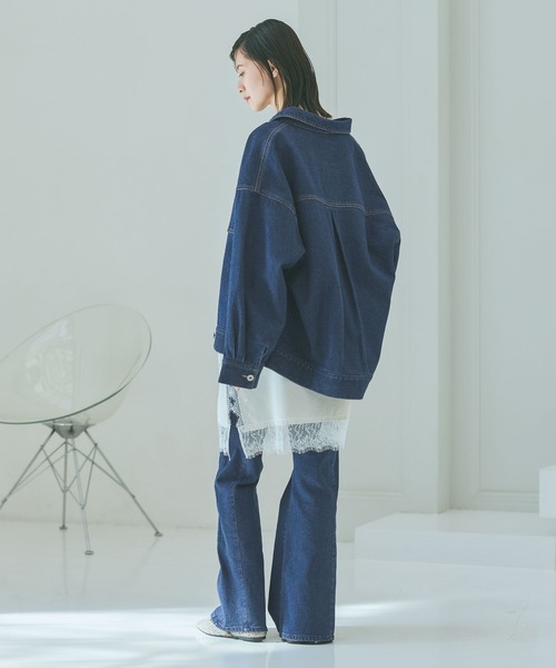 LAKOLE（ラコレ）の「サテンレースミニキャミワンピース / 647939（ワンピース・レディース・ブラック/アイボリー・FREE）」の10枚目の写真