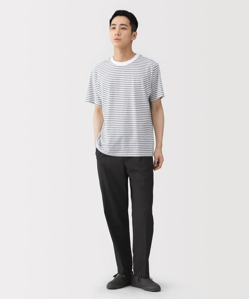 無印良品(ムジルシリョウヒン)の「紳士 風を通すタックテーパードパンツ(その他パンツ・メンズ・グレー/ブラック/ダークネイビー・S/M/L/XL)」の18枚目の写真