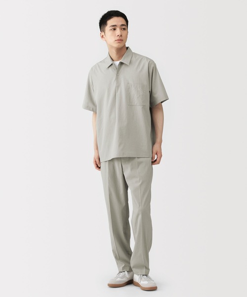 無印良品(ムジルシリョウヒン)の「紳士 風を通すタックテーパードパンツ(その他パンツ・メンズ・グレー/ブラック/ダークネイビー・S/M/L/XL)」の14枚目の写真