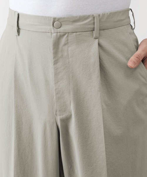 無印良品(ムジルシリョウヒン)の「紳士 風を通すタックテーパードパンツ(その他パンツ・メンズ・グレー/ブラック/ダークネイビー・S/M/L/XL)」の17枚目の写真