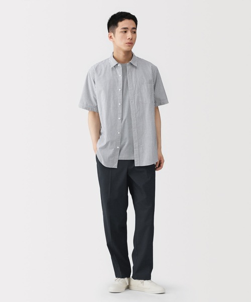 無印良品(ムジルシリョウヒン)の「紳士 風を通すタックテーパードパンツ(その他パンツ・メンズ・グレー/ブラック/ダークネイビー・S/M/L/XL)」の10枚目の写真