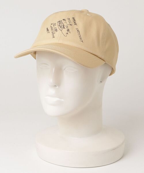 La Maison de Lyllis（メゾンドリリス）の「Letter cap（キャップ・レディース・ワインレッド/ネイビー系/イエロー系その他/ブルーグレー/グレー系その他・FREE）」の5枚目の写真