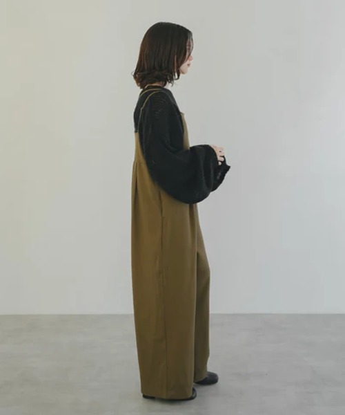 merrylatte(メリーラテ)の「アシンメトリーオールインワン【IROHANI】(つなぎ/オールインワン・レディース・ブラウン・FREE)」の5枚目の写真