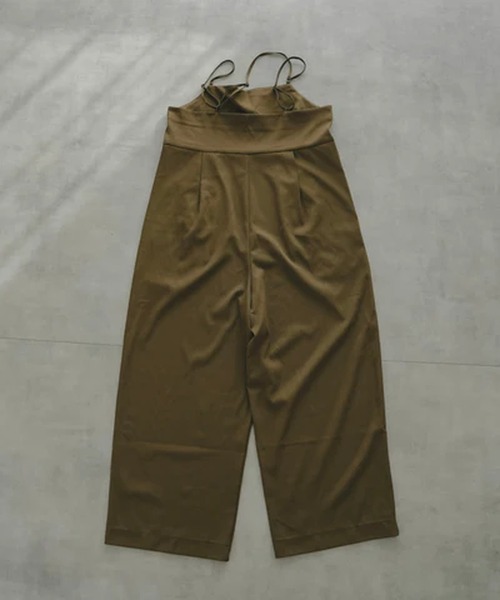 merrylatte(メリーラテ)の「アシンメトリーオールインワン【IROHANI】(つなぎ/オールインワン・レディース・ブラウン・FREE)」の8枚目の写真