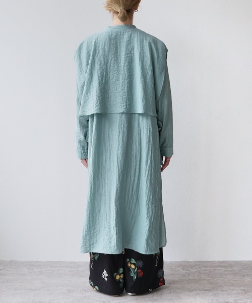 reca（レカ）の「サイドリボンシャツワンピース（シャツワンピース・レディース・ダークグリーン/グレイッシュベージュ/エメラルド・FREE）」の21枚目の写真