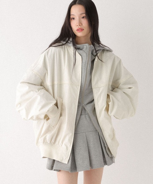 Heather（ヘザー）の「ギャザーBIG MA-1　656615（MA-1・レディース・ブルー/アイボリー/ブラック・FREE）」の19枚目の写真