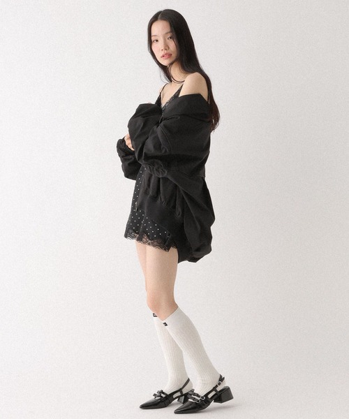 Heather（ヘザー）の「ギャザーBIG MA-1　656615（MA-1・レディース・ブルー/アイボリー/ブラック・FREE）」の22枚目の写真