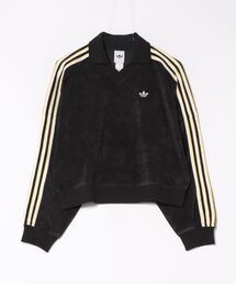 adidas(�A�f�B�_�X)��adidas �A�f�B�_�X W TERRY TOWEL V NECK LS �����O�X���[�u KD1402 BLACK(T�V���c/�J�b�g�\�[)